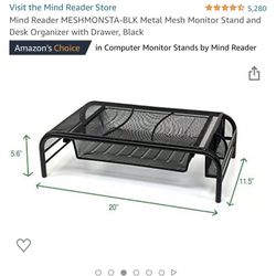 Computer Stand With Drawer