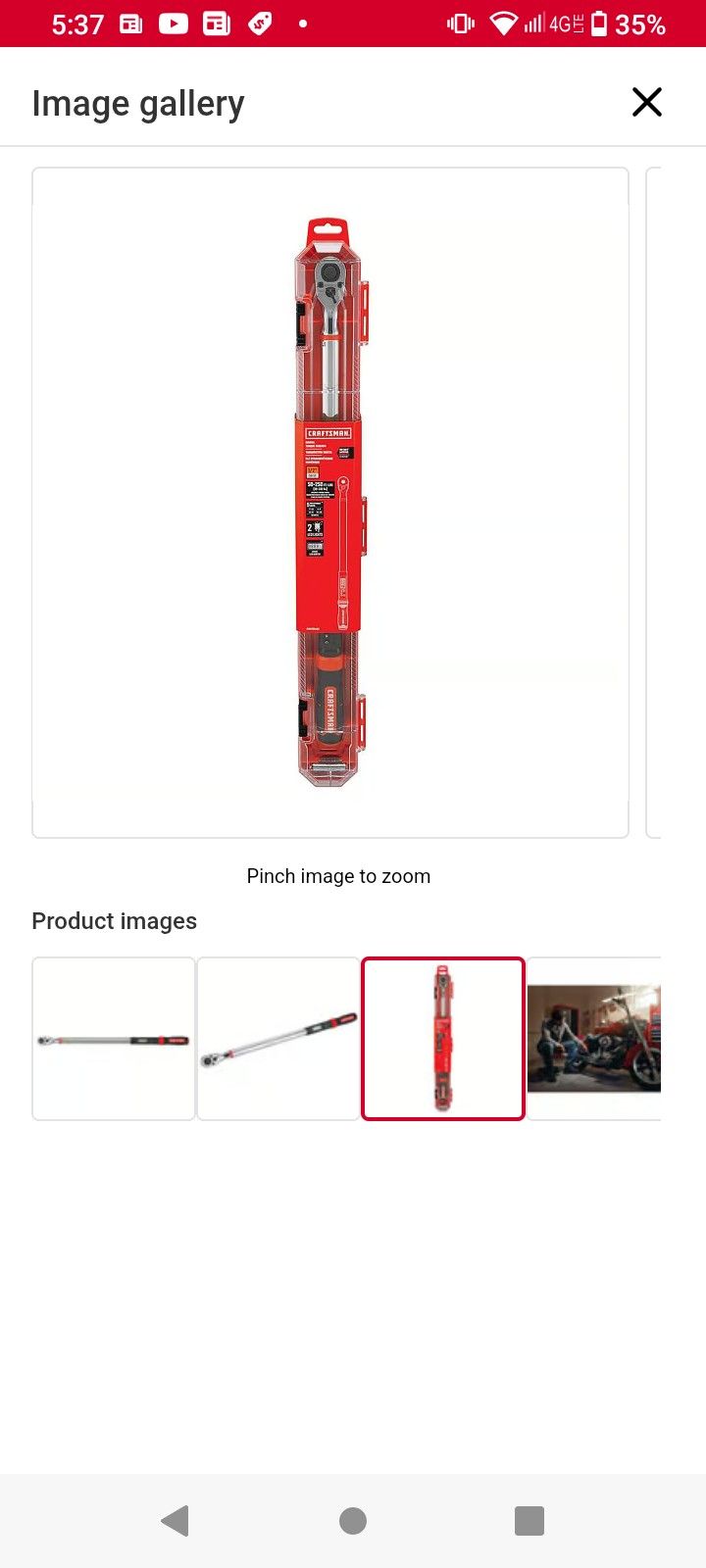 Craftsman Digital Torque Wrench
