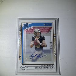 Spencer Rattler Rookie Card Autograph 11/199