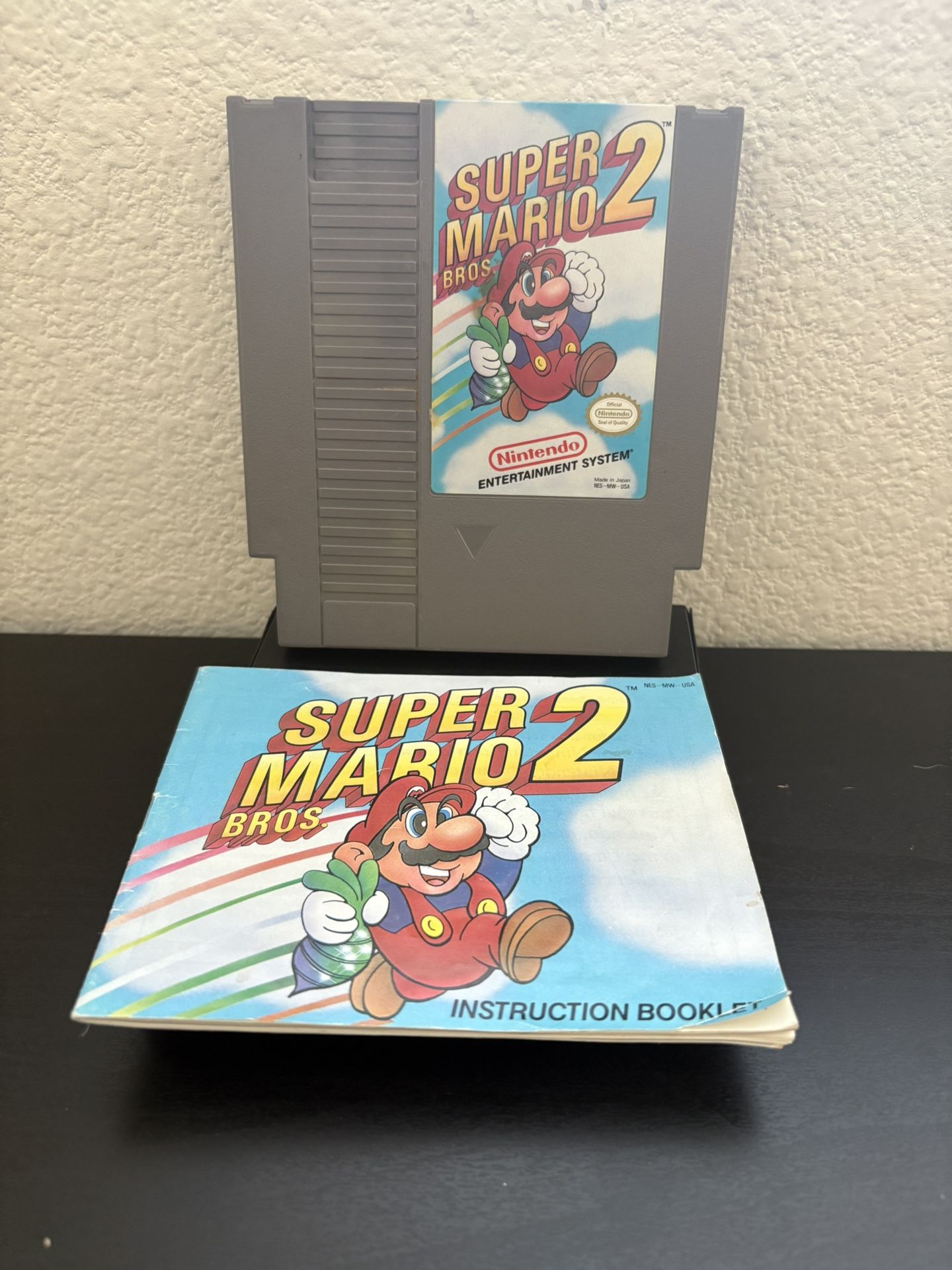 Nintendo (NES) Game Super Mario 2 W Manual 