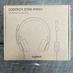 Logitech Zone Wired USB Headset/Mic *new*