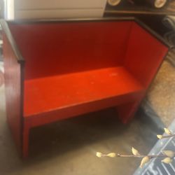 Antique Church Bench