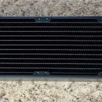 480mm Water Cooling Radiator For PC Copper fins Brass Chamber 5 Ports With G1/4 Threads 4 One One End 1 On Opposite End Standard Design (Not Crossflow