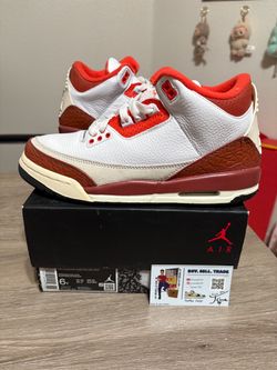 Size 6Y / 7.5W (GS) - Air Jordan 3 Retro SE Dunk on Mars