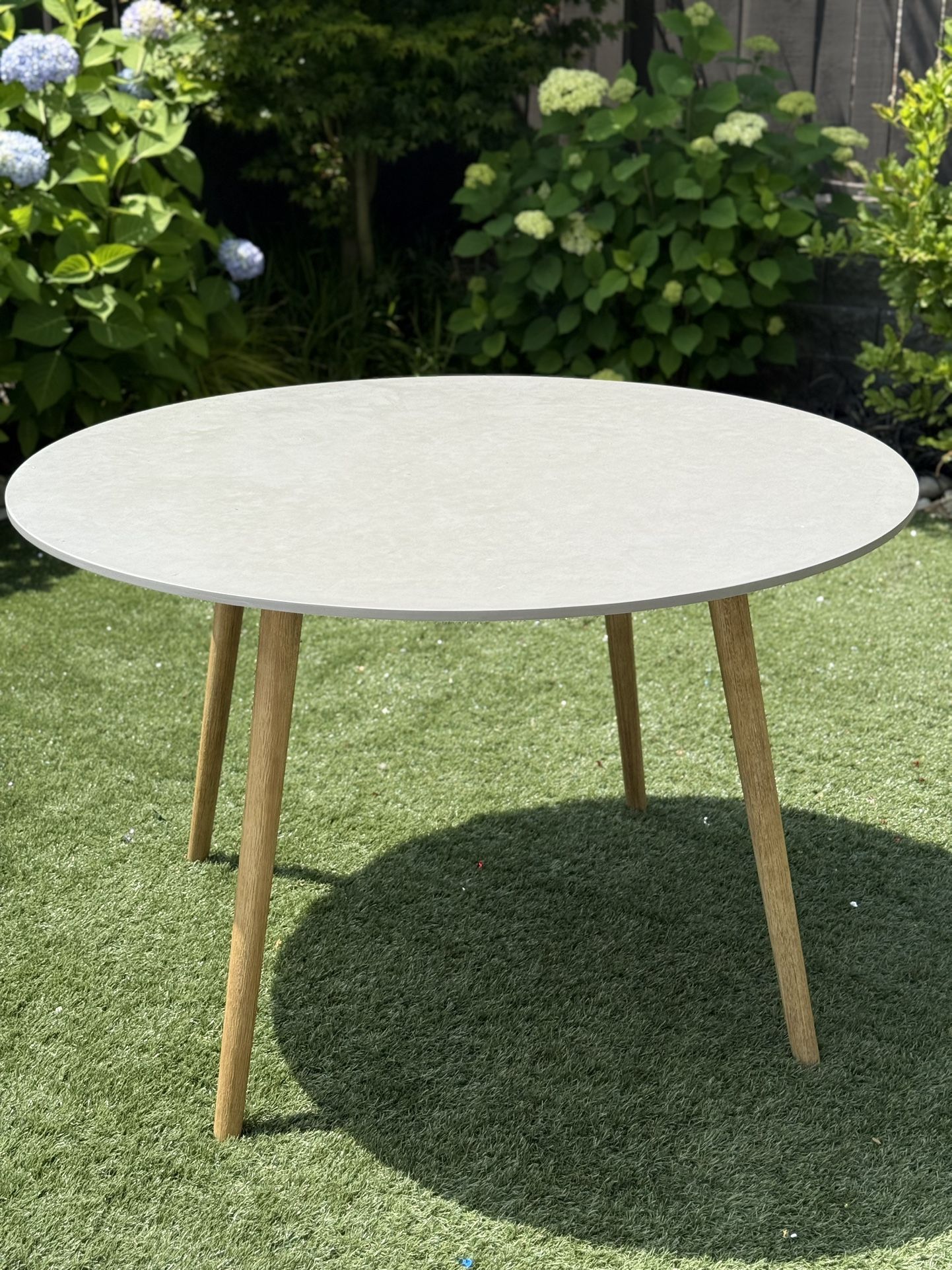 Stone Top Round Table - Indoor/Outdoor