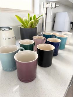 Set of 10 Le Creuset Mugs