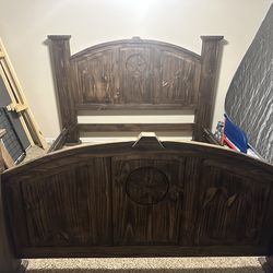King size bed frame