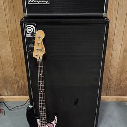 Ampeg SVT-350H + SVT-810E 8x10  – Stack Made In USA 🇺🇸 – Ex Fear Factory Cabinet