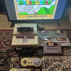 Original Super Nintendo SNES Console