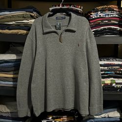 Polo Ralph Lauren quarter zip sweater size xl