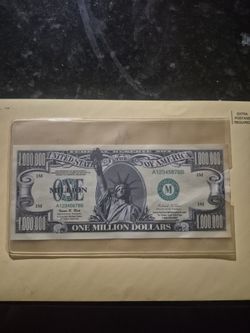 Million Dollar Bill - IAM Collector Series 1988 (Fine Condition)