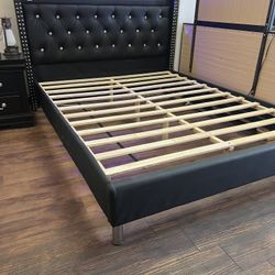 Black Queen Size Bed Frame 