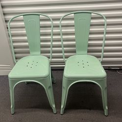 Set Of 2 Metal Chairs
