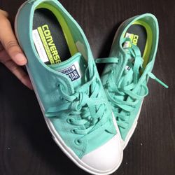 Turquoise converses