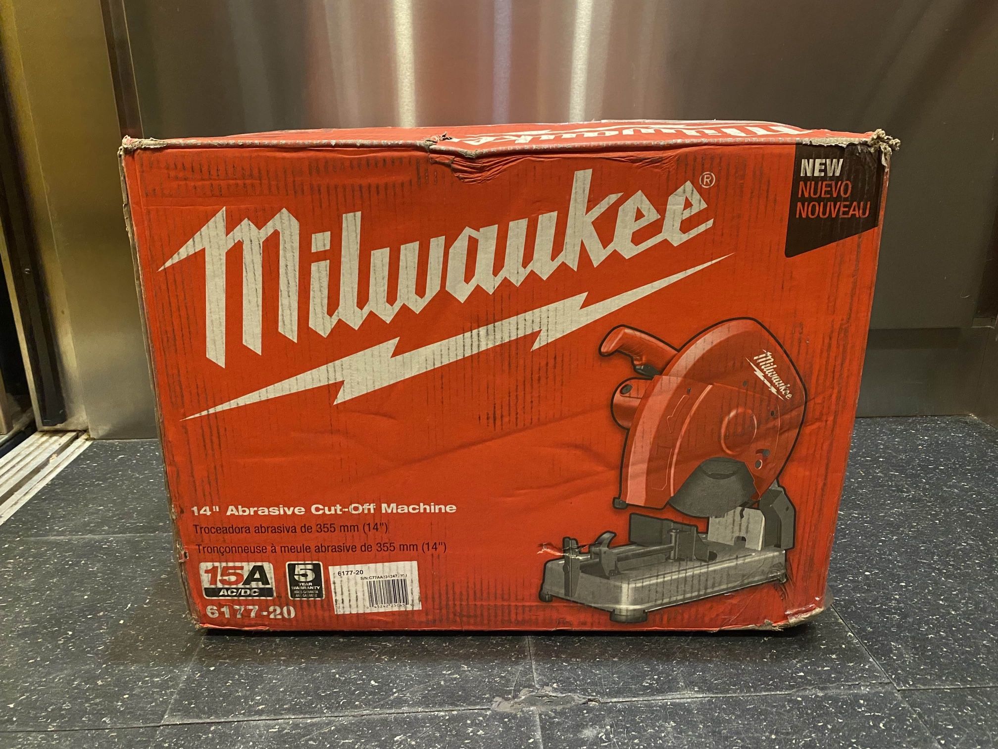 Milwaukee 6177-20 Chop Saw 14" 15 Amp Abrasive Cut-Off Machine