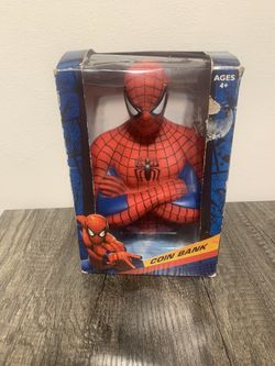 New Marvel Spider-Man Coin Bank $8