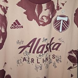 Signed Timbers Jersey