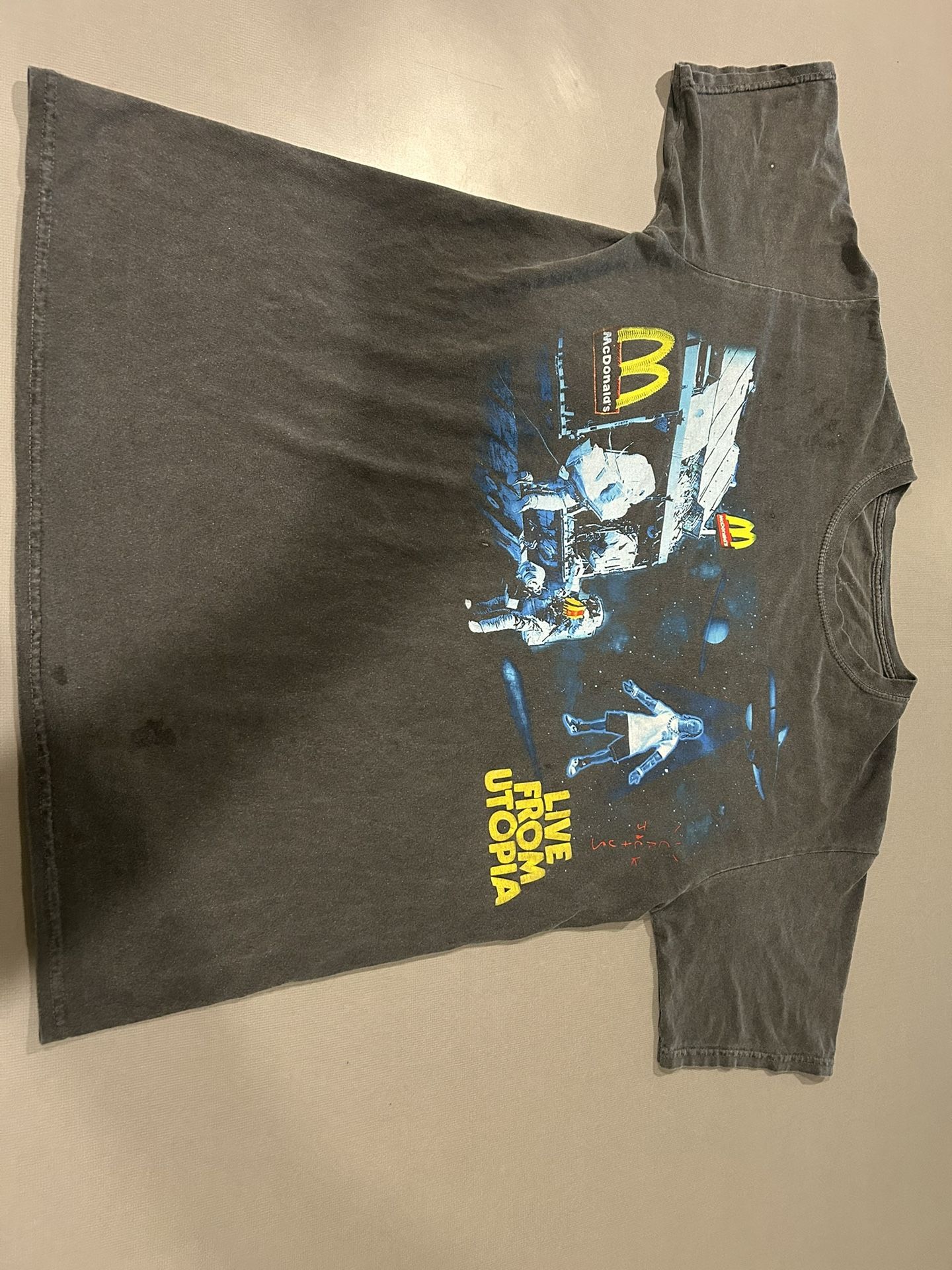 Travis Scott x McDonald’s Live From Utopia Tee