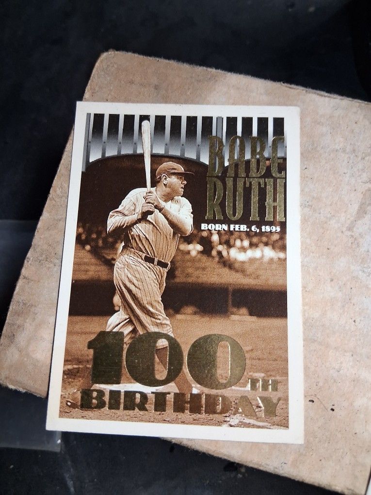 Babe Ruth's 100 Birthday Anniversary 