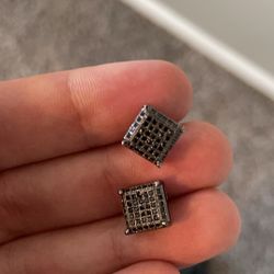 (REAL) Black Diamond Earrings 