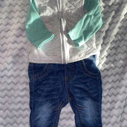 Baby/ Infant Outfit With Vest 3/6 Month