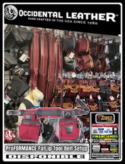 Occidental leather tool bags and accessories