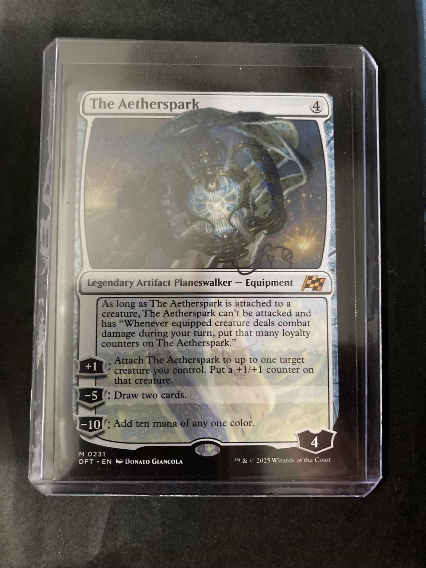MINT The Aetherspark Planeswalker NEVER PLAYED