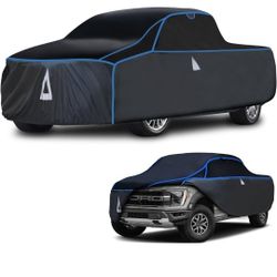 Cover for Truck with Thick Multi-Layered EVA | Gift Windshield Sun Shade | Hail Protector Truck Cover Universal Fit Ford F150 Chevy Silverado Dodge Ra