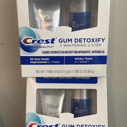Crest gum detoxify Toothpaste 2sets for $15