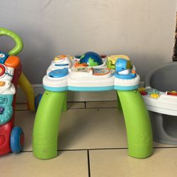 Baby Activity Toy Bundle – VTech Walker, Activity Table & Infant Seat