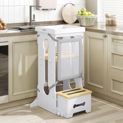  New- Bateso -Wooden -Toddler Tower