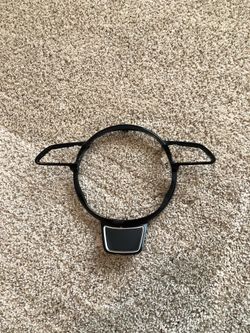 Audi steering wheel bezel trim