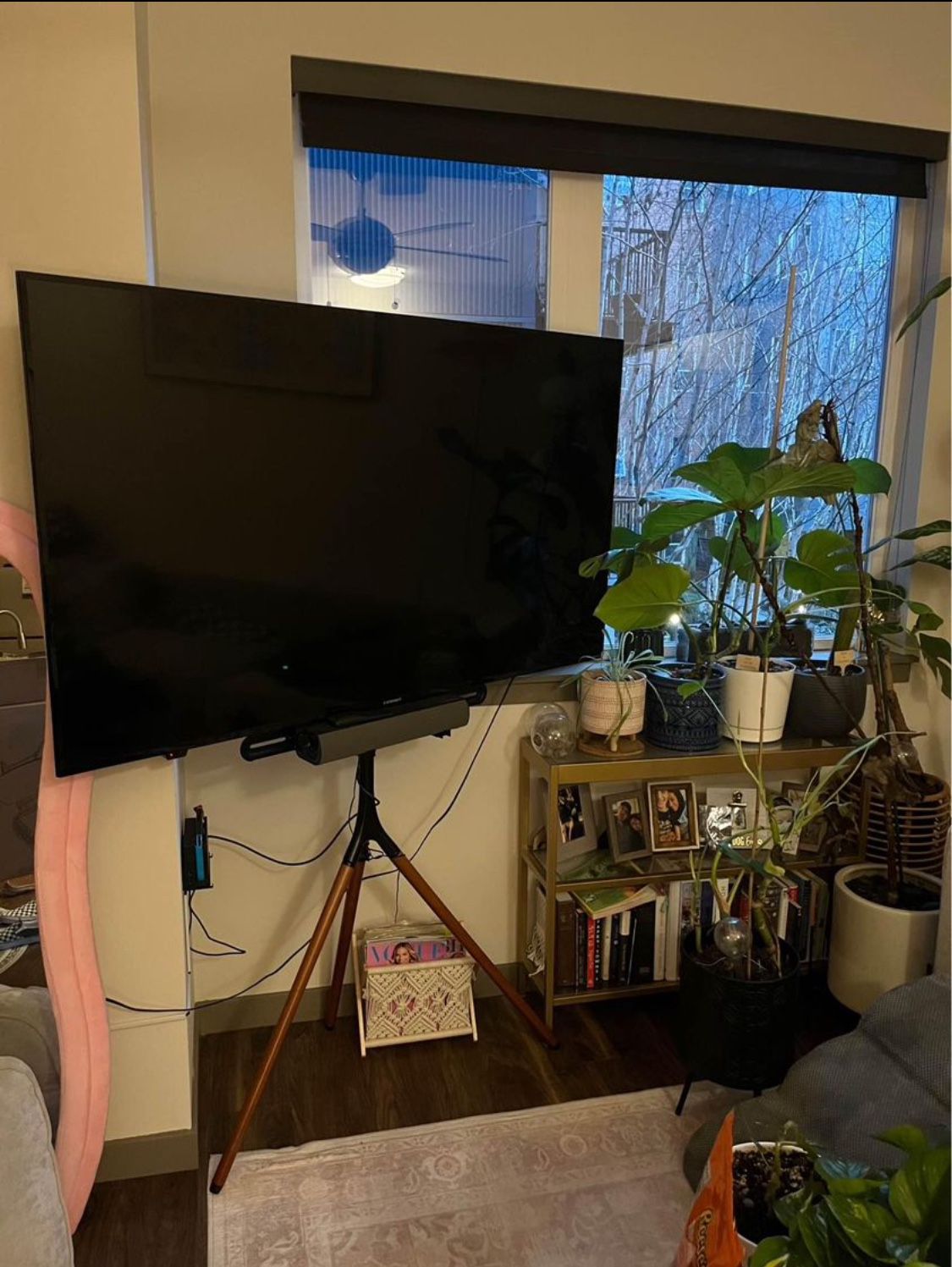 Easel Tv Stand