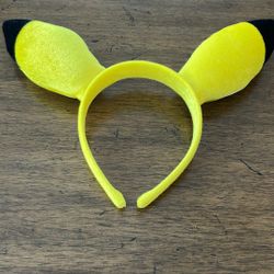 Pikachu Plush Ear Headband - Pokémon Cosplay Costume Accessory