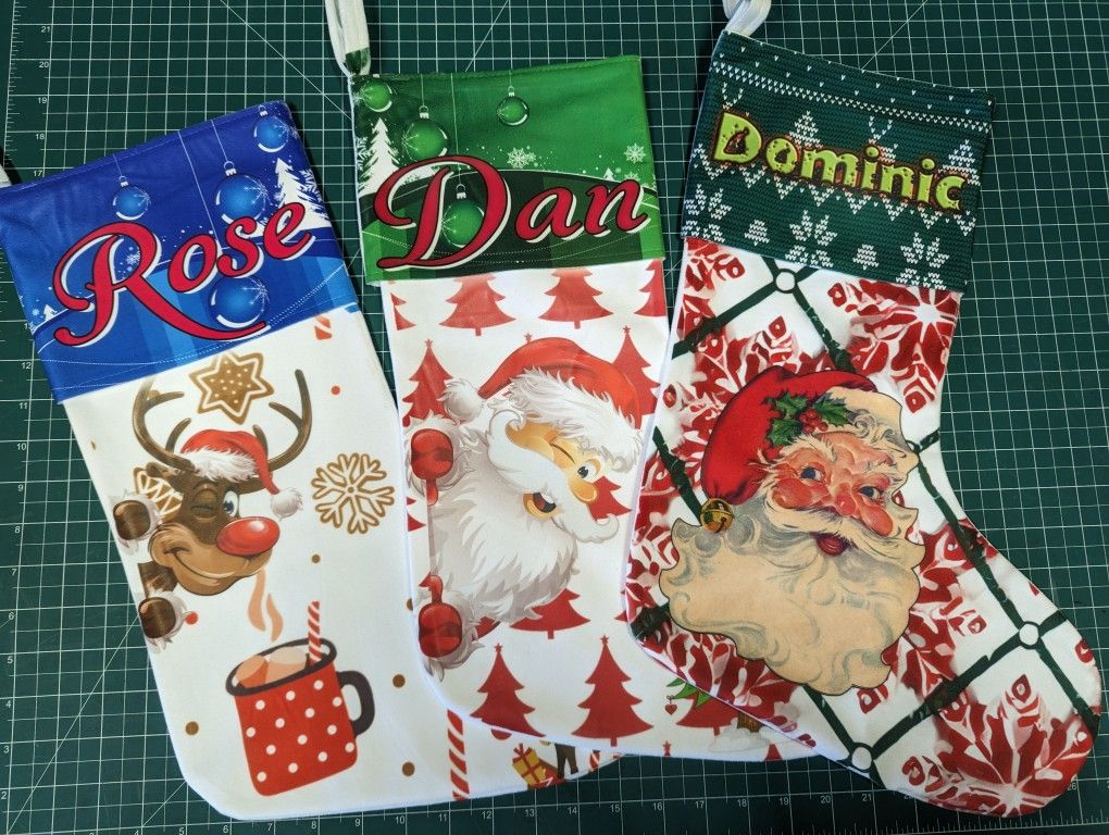 Christmas Stockings and Shirts Custom Made