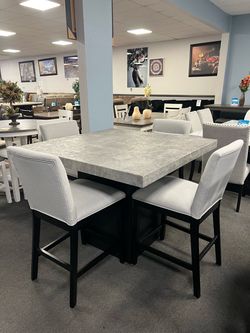 5PC Counter Height Dining Table Set
