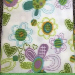 Green Fleece Baby Blanket