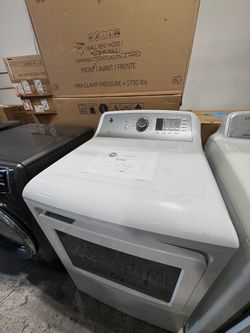 GE White Electric Dryer