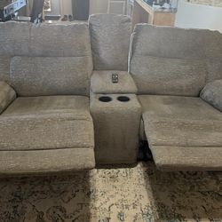 Electric Reclining Couch Set