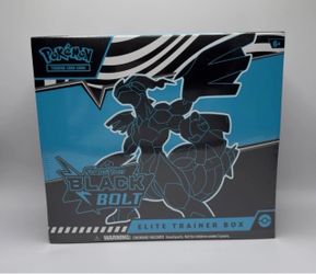 Pokémon TCG Scarlet & Violet—Black Bolt Elite Trainer Box English 65 2025