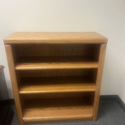 Wood Cabinet / Open Shelf Storage 