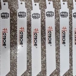 6-Pack Bi-Metal Reciprocating Saw Blades, 6" x 14 TPI