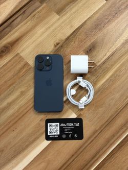 📱 iPhone 15 Pro | 256GB | Blue | Cricket Only | Hablo Español 