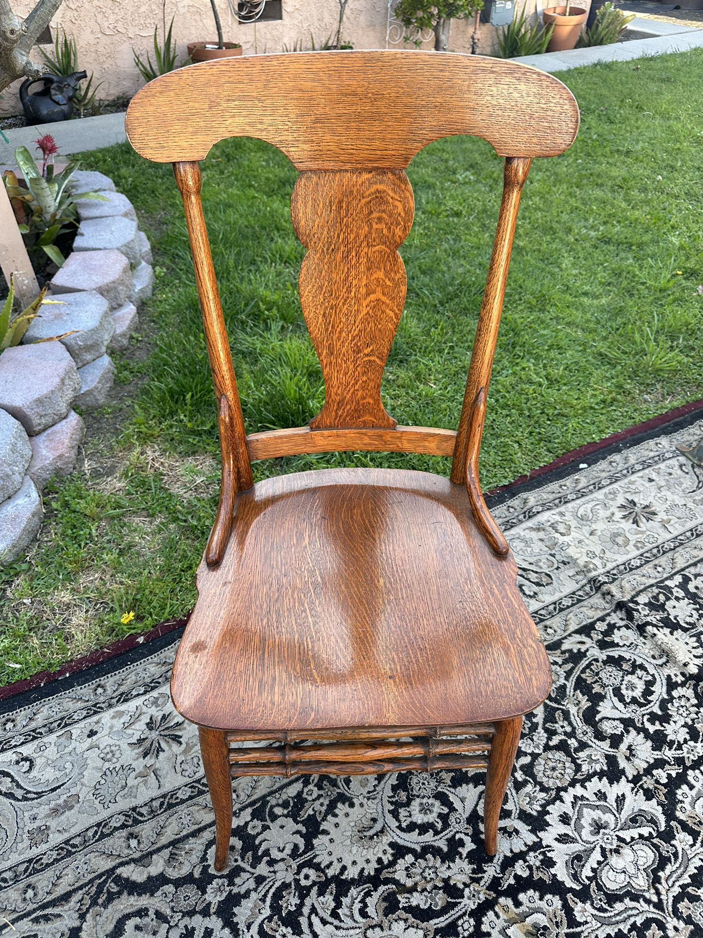Tiger Oak Chair
