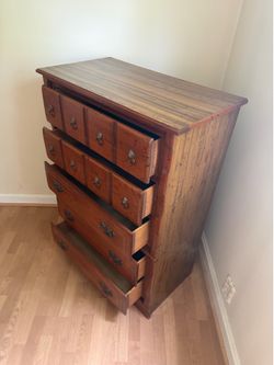 Vintage wood dresser