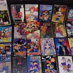 42 Chinese and Japanese anime dvds