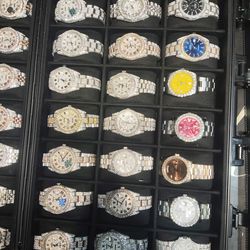Full iced out watches
