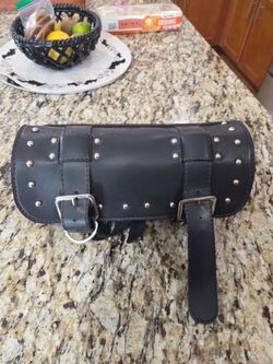 Leather handle bars bag (tool bag) $40 o.b.o.
