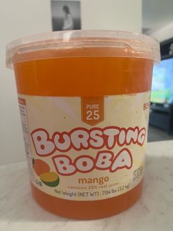 Mango Popping Boba