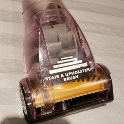 Eureka Vacuum Cleaner Stair & Upholstery Brush. Great for removing pet hair. With rotate adjustable wheel direction. New excellent condition.